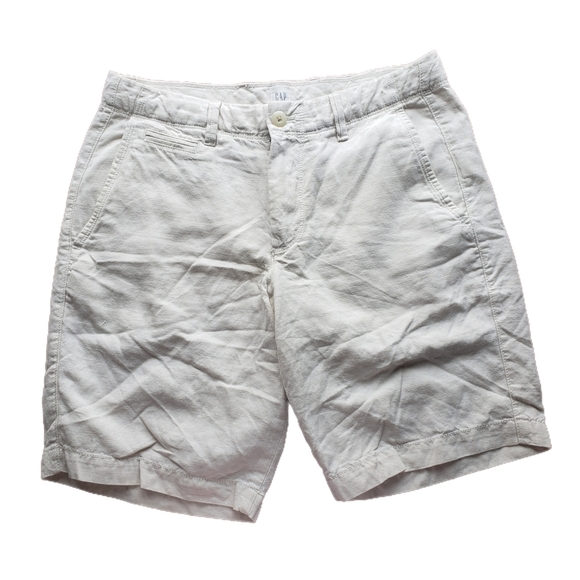Men's White Shorts - Picture 1 of 3